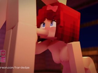 Minecraft aikuinen klipsi scarlett suihinotto animaatio (by hardedges)