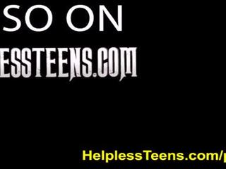 Helplessteens.com パイパー perri 頼みます のために 乗り 取得 ラフ アウトドア ボンデージ