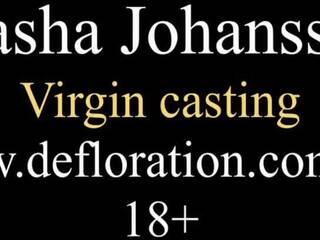 מאשה johansson virgin’s ראשון ליהוק ב מַצלֵמָה: xxx וידאו ae