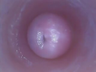 Dildocam – тонкий брюнетка показ її медична людина вагіна cervix | xhamster