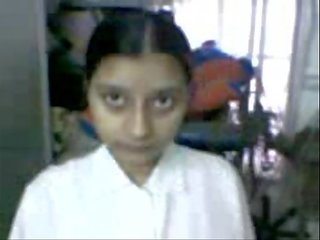 Indian sedusive 20y old college adolescent Ameesha big boobs pussy in uniform PART1