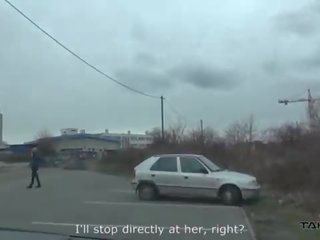 Takevan Angry prostitute dont want to leave the van immediately next thing right after fucked by hard up stranger
